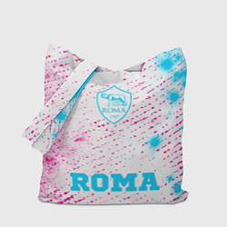 Сумка-шопер Roma neon gradient style по-центру, цвет: 3D-принт