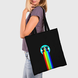 Сумка-шопер Блюющий крылатый пандарог, цвет: 3D-принт — фото 2