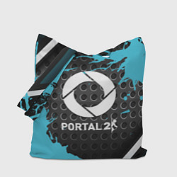 Сумка-шопер Portal game краски, цвет: 3D-принт
