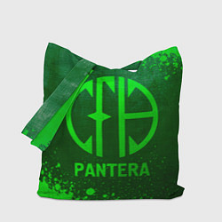 Сумка-шопер Pantera - green gradient, цвет: 3D-принт