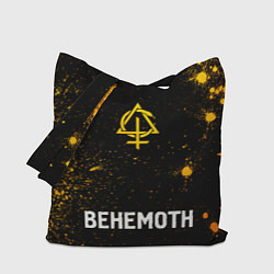 Сумка-шопер Behemoth - gold gradient по-центру, цвет: 3D-принт