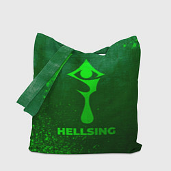 Сумка-шопер Hellsing - green gradient, цвет: 3D-принт