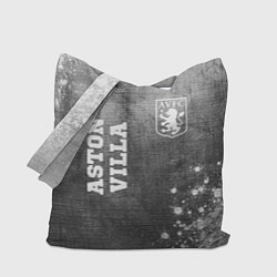 Сумка-шопер Aston Villa - grey gradient вертикально, цвет: 3D-принт