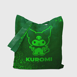 Сумка-шопер Kuromi - green gradient, цвет: 3D-принт