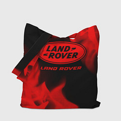 Сумка-шопер Land Rover - red gradient, цвет: 3D-принт