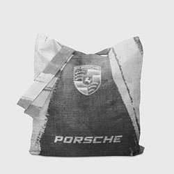 Сумка-шопер Porsche - grey gradient по-центру, цвет: 3D-принт