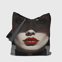 Сумка-шоппер Нуар алые губы