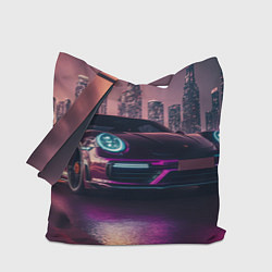 Сумка-шоппер Porshe ночной город