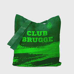 Сумка-шопер Club Brugge - green gradient посередине, цвет: 3D-принт