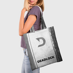 Сумка-шопер Deadlock - white gradient по-центру, цвет: 3D-принт — фото 2