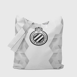 Сумка-шопер Club Brugge white poly, цвет: 3D-принт