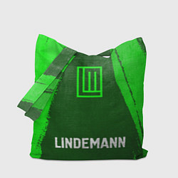 Сумка-шопер Lindemann - green gradient по-центру, цвет: 3D-принт