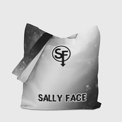 Сумка-шопер Sally Face glitch на светлом фоне по-центру, цвет: 3D-принт