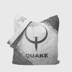 Сумка-шопер Quake - white gradient, цвет: 3D-принт