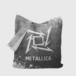 Сумка-шопер Metallica - grey gradient, цвет: 3D-принт