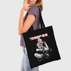 Сумка-шопер Terrifier clown Art, цвет: 3D-принт — фото 2