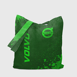 Сумка-шопер Volvo - green gradient вертикально, цвет: 3D-принт