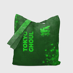 Сумка-шопер Tokyo Ghoul - green gradient вертикально, цвет: 3D-принт