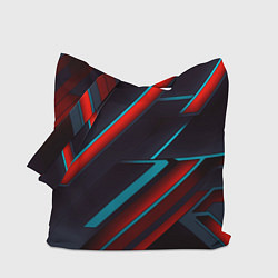 Сумка-шопер Абстракция из линий, цвет: 3D-принт