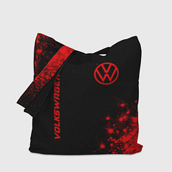 Сумка-шопер Volkswagen - red gradient вертикально, цвет: 3D-принт