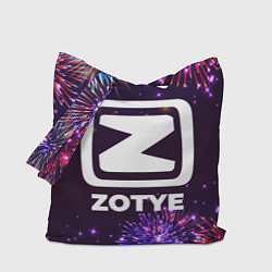 Сумка-шопер Праздничный Zotye, цвет: 3D-принт