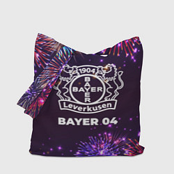 Сумка-шопер Праздничный Bayer 04, цвет: 3D-принт