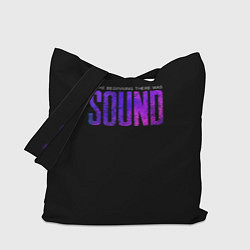 Сумка-шопер In the beginning was sound, цвет: 3D-принт