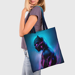 Сумка-шопер Black Panther, цвет: 3D-принт — фото 2