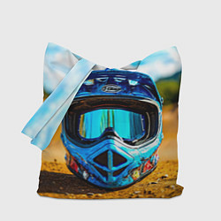 Сумка-шопер BMX шлем, цвет: 3D-принт