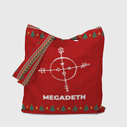 Сумка-шопер Megadeth new year, цвет: 3D-принт