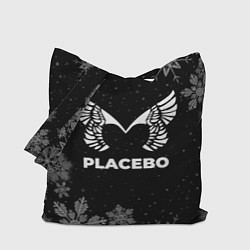 Сумка-шопер Снежный Placebo, цвет: 3D-принт