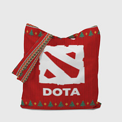 Сумка-шопер Dota new year, цвет: 3D-принт