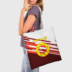 Сумка-шопер Portal geometry game, цвет: 3D-принт — фото 2