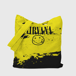 Сумка-шопер Нирвана мазки, цвет: 3D-принт