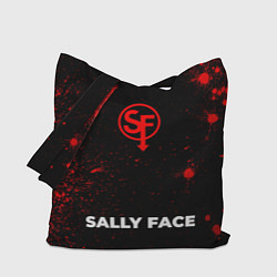Сумка-шопер Sally Face - red gradient по-центру, цвет: 3D-принт