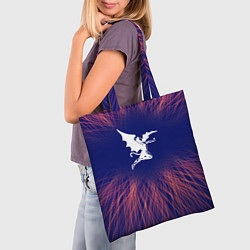 Сумка-шопер Black Sabbath red energy, цвет: 3D-принт — фото 2