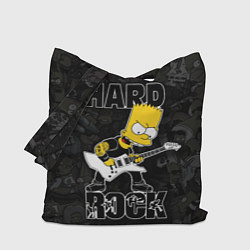 Сумка-шопер Hard Rock барт симпсон, цвет: 3D-принт