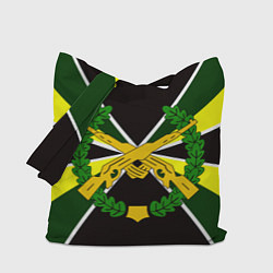 Сумка-шопер Мотострелковые войска: лавры, цвет: 3D-принт