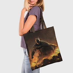 Сумка-шопер Batman dark city, цвет: 3D-принт — фото 2