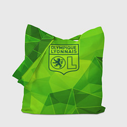 Сумка-шопер Lyon green poly, цвет: 3D-принт