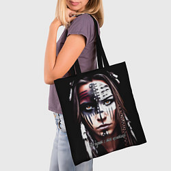 Сумка-шопер Все дуреют с этой косметики, цвет: 3D-принт — фото 2