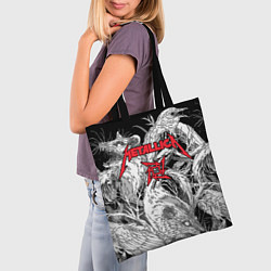 Сумка-шопер Metallica - rats and crows, цвет: 3D-принт — фото 2
