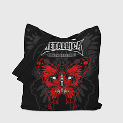 Сумка-шопер Metallica - life in Belgrade, цвет: 3D-принт