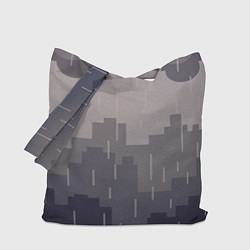 Сумка-шопер Вечерний дождь, цвет: 3D-принт