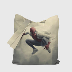 Сумка-шопер Человек паук в прыжке, цвет: 3D-принт
