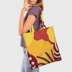 Сумка-шопер Жаркий африканский паттерн, цвет: 3D-принт — фото 2