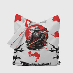 Сумка-шопер Кодекс самурая ниндзя, цвет: 3D-принт