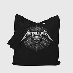 Сумка-шопер The horned skull - Metallica, цвет: 3D-принт