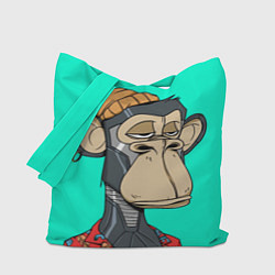 Сумка-шопер NFT ape steel, цвет: 3D-принт