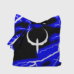 Сумка-шопер Quake молнии шторм, цвет: 3D-принт